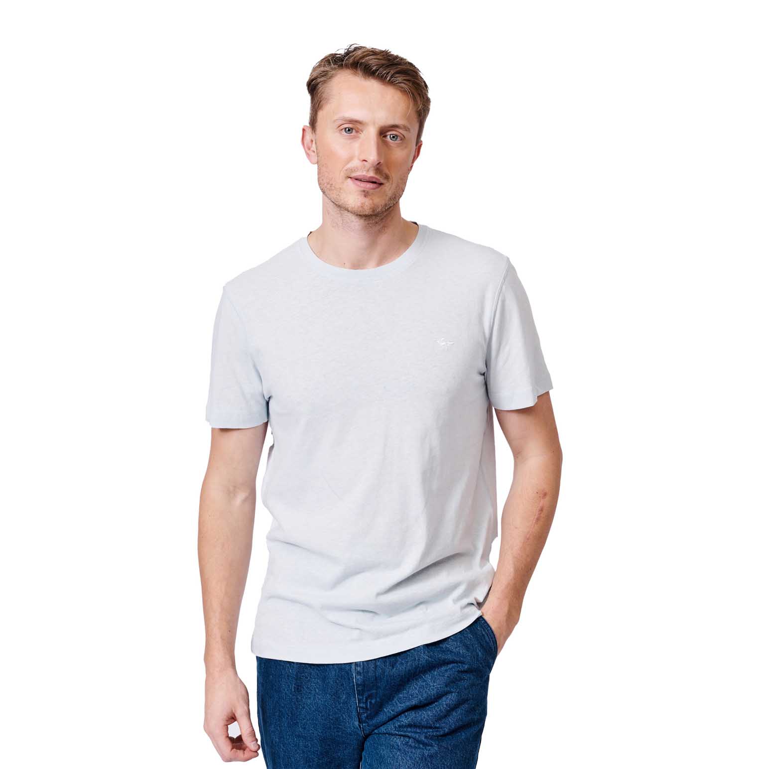 Aubin Hampton Cotton Linen Tee